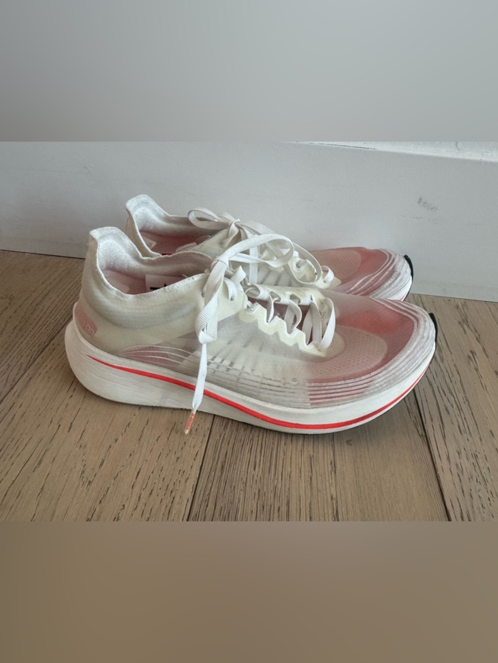 Nike Zoom Fly SP AJ8229 106 White Sail Bright Crimson US Size 9